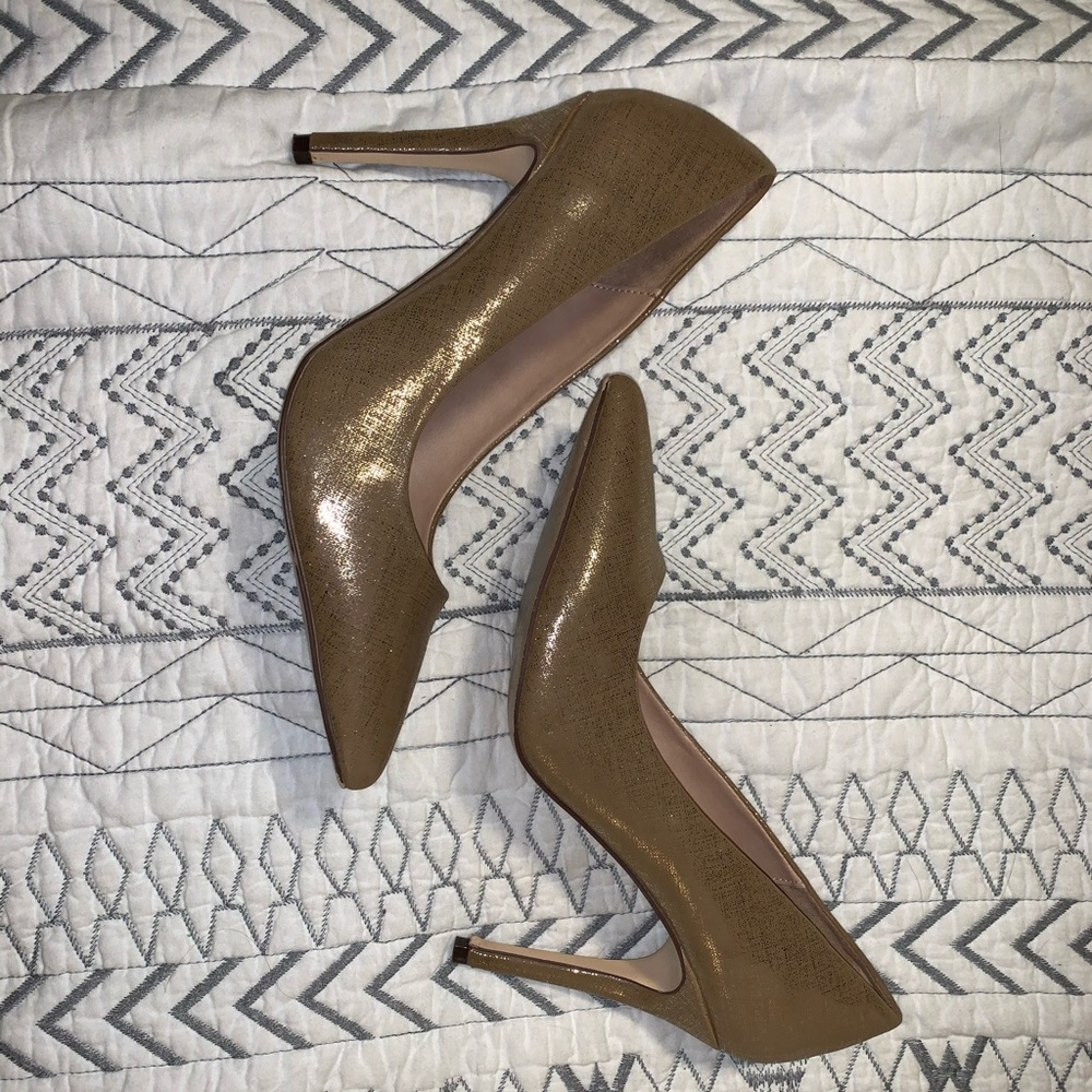 Gold heels